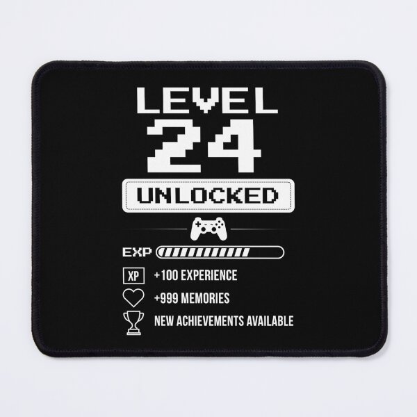 Item preview, Level 24 Unlocked birthday gift designed and sold by NumbersFort.