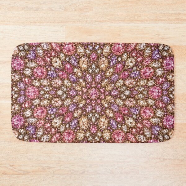 Item preview, Pink Jewel Kaleidoscope Mandala Pattern designed and sold by CaseyMichelleArt.