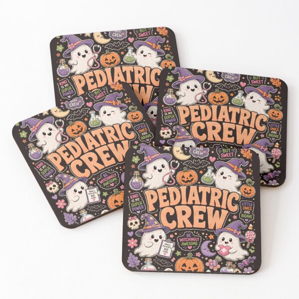 Item preview, Cute Pediatric Crew Halloween Nurse Ghost Witch Medical Staff Design designed and sold by mari-kayden.