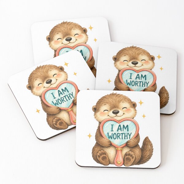 Item preview, I am worthy - Otter designed and sold by Krachtvanjehart.