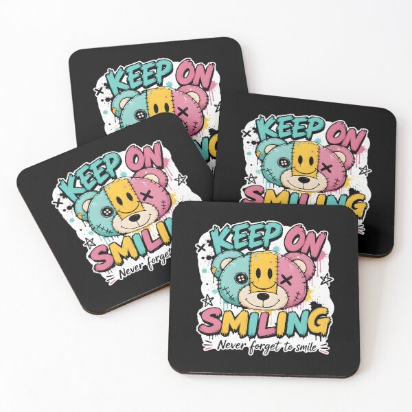 Item preview, Keep On Smiling Cute Graffiti Teddy Bear designed and sold by ArtDzignsZA.
