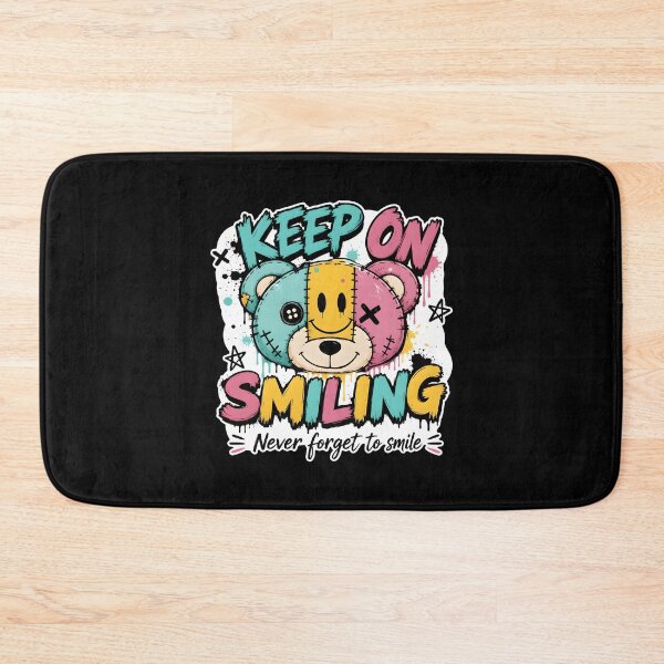 Item preview, Keep On Smiling Cute Graffiti Teddy Bear designed and sold by ArtDzignsZA.