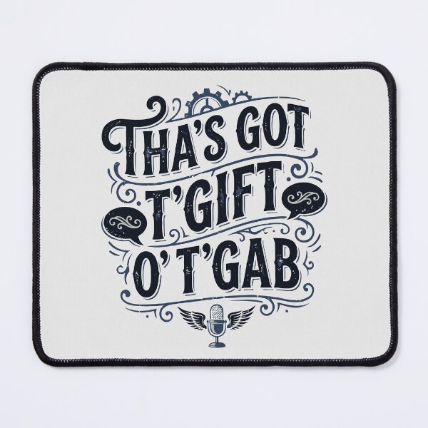 Item preview, Thas Got T Gift O T Gab Off-Black Design designed and sold by taiche.