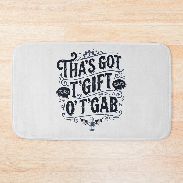 Item preview, Thas Got T Gift O T Gab Off-Black Design designed and sold by taiche.