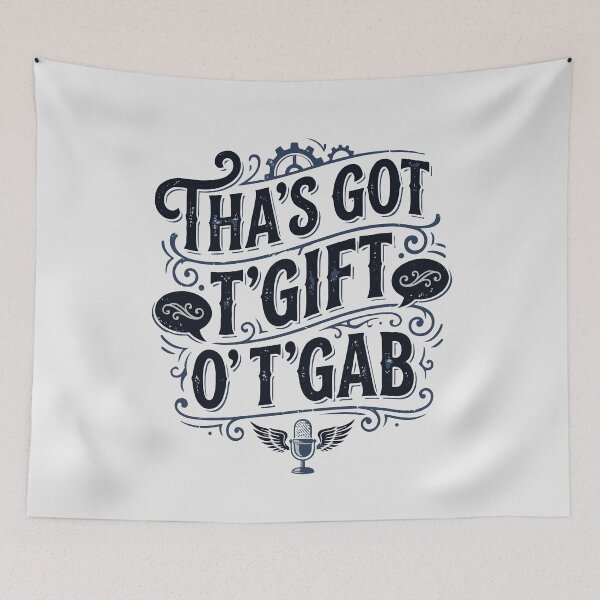 Item preview, Thas Got T Gift O T Gab Off-Black Design designed and sold by taiche.