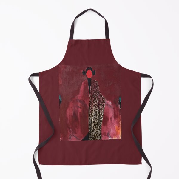 Item preview, Red Queen Abstract Woman Leopard Mixed Media designed and sold by Gela Mikava.