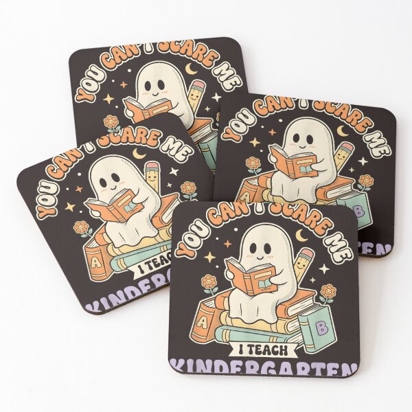 Item preview, Funny Kindergarten Teacher Halloween Ghost You Can't Scare Me Design designed and sold by mari-kayden.