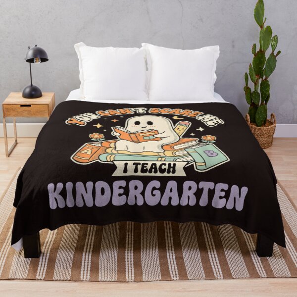 Item preview, Funny Kindergarten Teacher Halloween Ghost You Can't Scare Me Design designed and sold by mari-kayden.