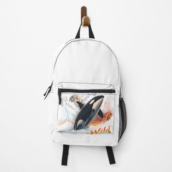 Item preview, Wild By Nature Orca Whale Vintage Graphic – Majestic Killer Whale Ocean T-Shirt Design designed and sold by NeonSketch Lab.