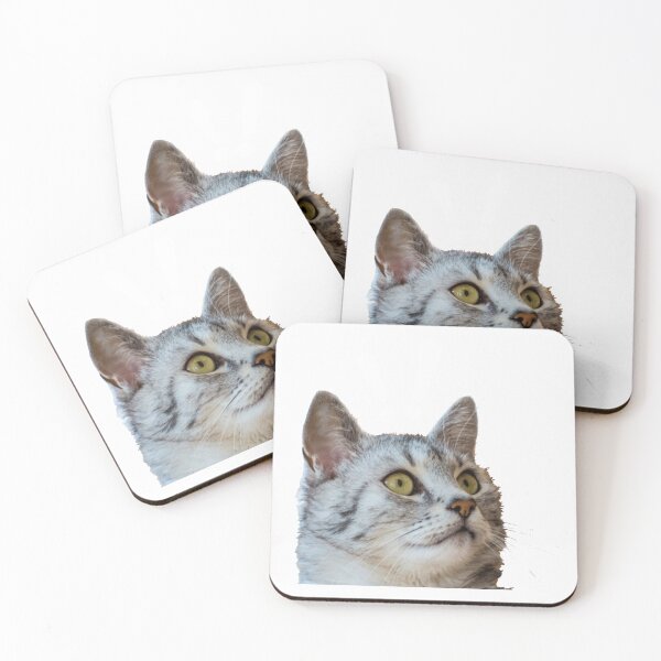 Item preview, Cute Surprised Grey Tabby Cat designed and sold by KANAH FORYED.