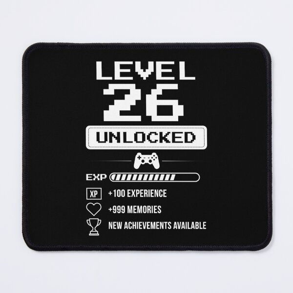 Item preview, Level 26 Unlocked birthday gift designed and sold by NumbersFort.