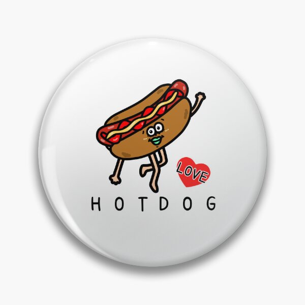 Item preview, Cute I LOVE HOT DOG designed and sold by kanaehonkawa.