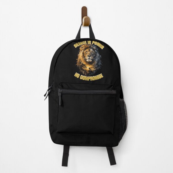 Item preview, Silence Is Power Lion No Compromise designed and sold by W&RParadise.