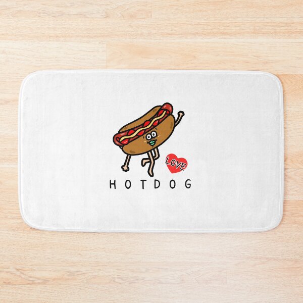 Item preview, Cute I LOVE HOT DOG designed and sold by kanaehonkawa.