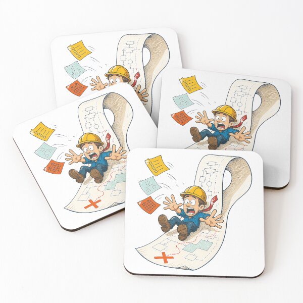 Item preview, Planning Sticker Runaway Paper Plan Humor designed and sold by AzottoShop.