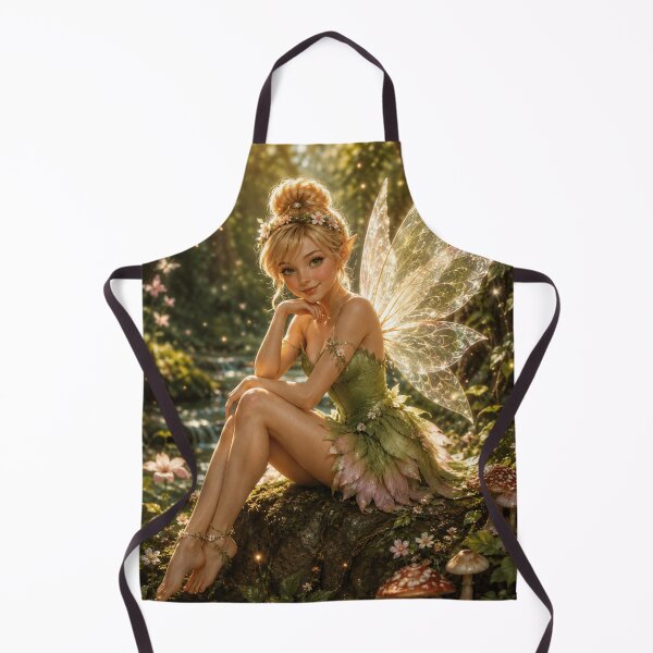 Item preview, Woodland Fairy with Glowing Wings – Enchanted Fantasy Forest Art designed and sold by i-corp.