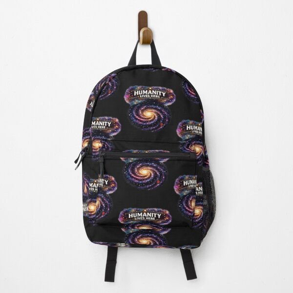 Item preview, 'Humanity Lives Here' Galaxy You are Here! Retro Sci-Fi designed and sold by Genius Geek.