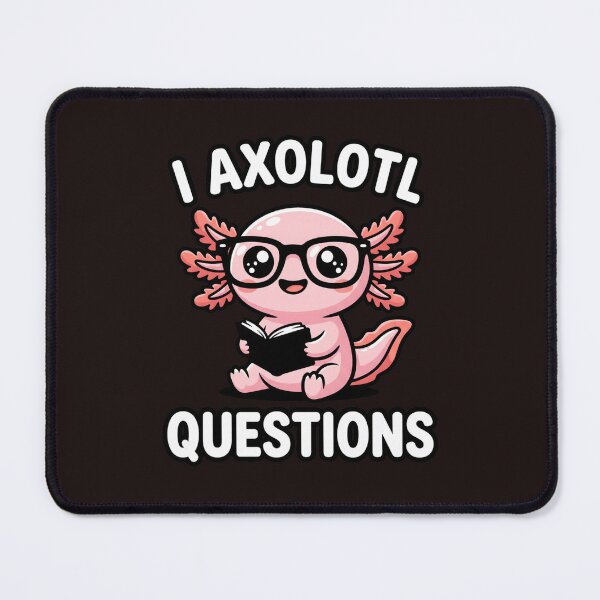 Item preview, Funny Reading Axolotl I Axolotl Questions Cute Book Lover Design designed and sold by mari-kayden.