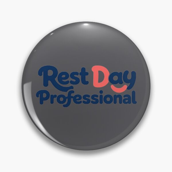 Item preview, Rest Day Professional | Funny Gym Typography Design designed and sold by ManggaeJM.