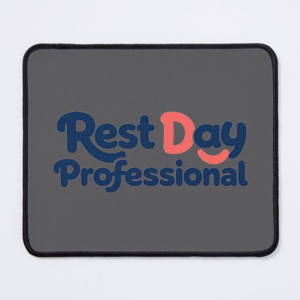 Item preview, Rest Day Professional | Funny Gym Typography Design designed and sold by ManggaeJM.