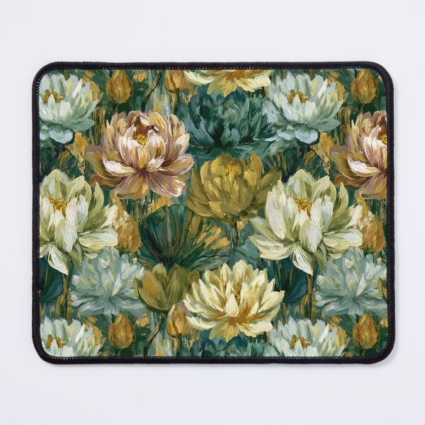 Item preview, Minimalistic Lotus Floral - Birth Flower Pattern - Anniversary Gifts For Husband designed and sold by RoyalStarsPatts.