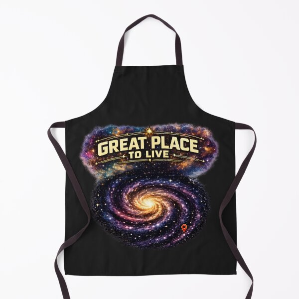 Item preview, 'Great Place to Live' Galaxy You are Here! Retro Sci-Fi designed and sold by Genius Geek.