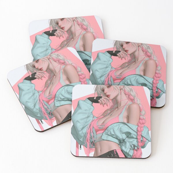 Item preview, Pink Mint Girl Pop Art designed and sold by bellalee914.