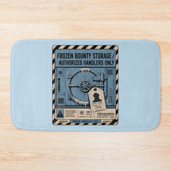 Item preview, Frozen Bounty Storage Warning Notice designed and sold by agearb.