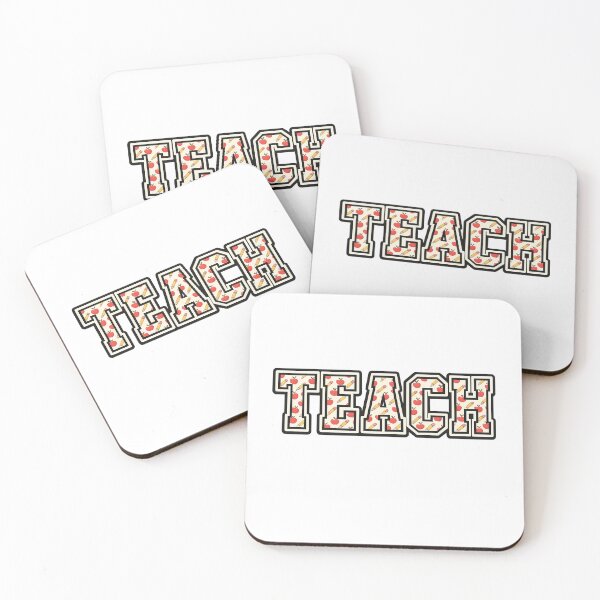 Item preview, TEACH Teacher PNG, Apple Pattern Typography Shirt Design, Classroom Graphic, Teacher Sublimation Gift designed and sold by Moss & Mellow.