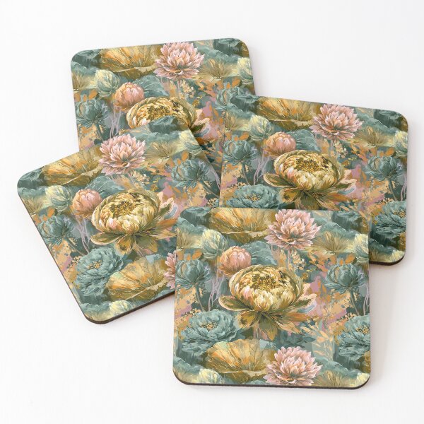 Item preview, Radiant Lotus Print  - Birth Flower Pattern - Anniversary Gifts For Mom designed and sold by RoyalStarsPatts.