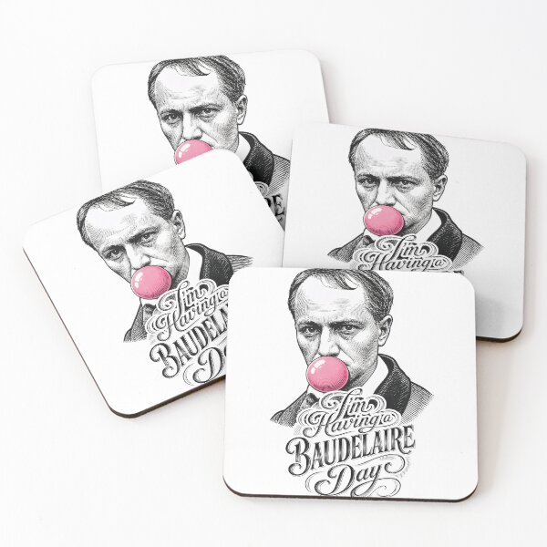 Item preview, Wall Art - Postcard - Baudelaire Bubblegum Day designed and sold by ForeverPrintsOK.