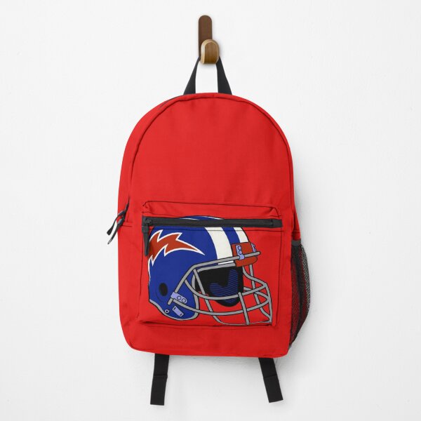 Item preview, American Football Helmet Vector Illustration with Lightning Bolt – USA Colors Sports Logo designed and sold by NeonSketch Lab.