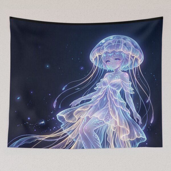 Item preview, Majestic Jellyfish Princess  designed and sold by randyknudsen.