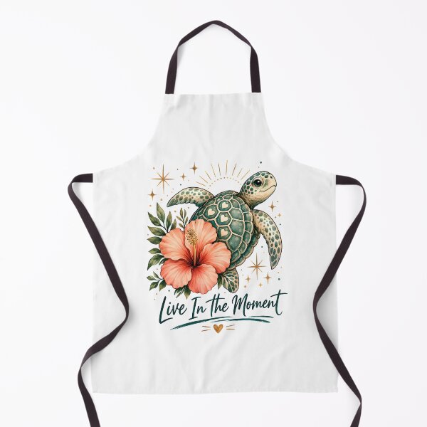 Item preview, Live In The Moment Sea Turtle designed and sold by Canvas-Whispers.