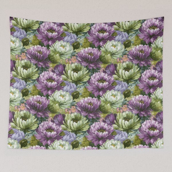 Item preview, Artistic Lotus Floral - Tropical Flower Pattern - Anniversary Gifts For Him designed and sold by RoyalStarsPatts.
