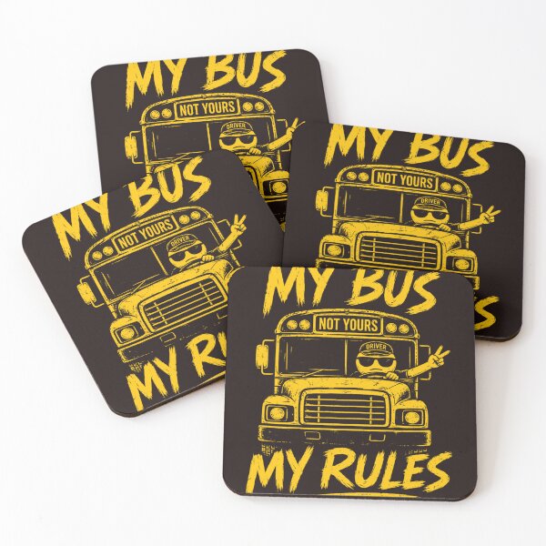 Item preview, Funny School Bus Driver My Bus My Rules Back to School Design designed and sold by mari-kayden.