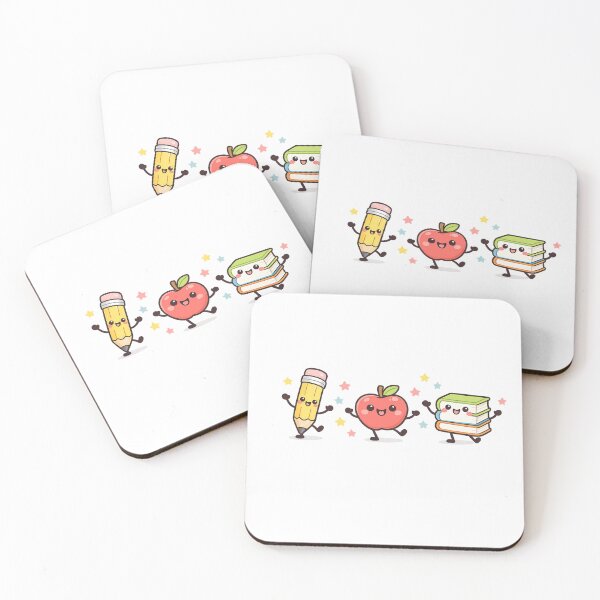 Item preview, Cute Teacher PNG, Kawaii Pencil Apple Books Clipart, Back To School Sublimation Design designed and sold by Moss & Mellow.
