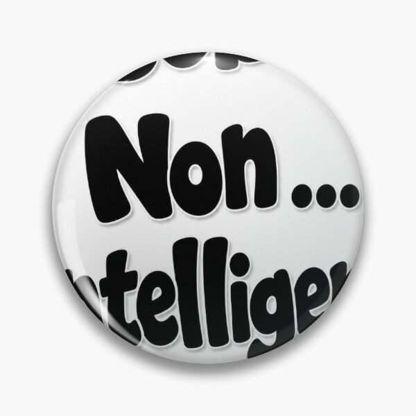 Item preview, Idiot? No... Intelligent and asymptomatic! designed and sold by MichetCallMeGod.