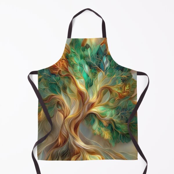 Item preview, Tree of Life Fantasy Art | Emerald Botanical Illustration designed and sold by MargaretWiktor.