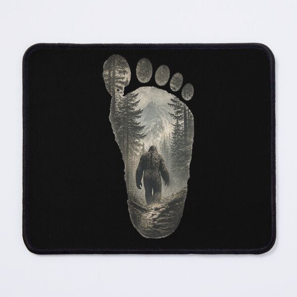 Item preview, Bigfoot Footprint | Sasquatch Forest Silhouette | Cryptid Adventure designed and sold by Wilcox PhotoArt.