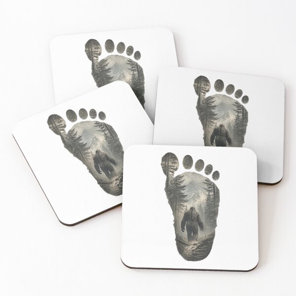 Item preview, Bigfoot Footprint | Sasquatch Forest Silhouette | Cryptid Adventure designed and sold by Wilcox PhotoArt.