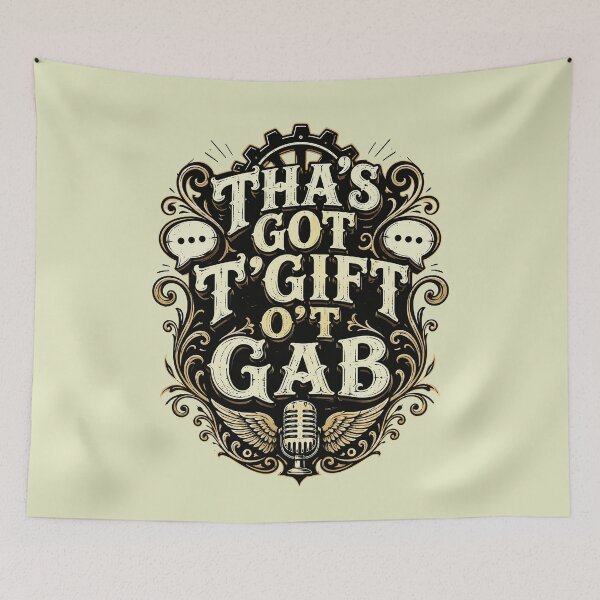 Item preview, Thas Got T Gift O T Gab Steampunk Design designed and sold by taiche.