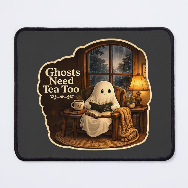 Item preview, Ghosts Need Tea Too designed and sold by QuietNovaShop.