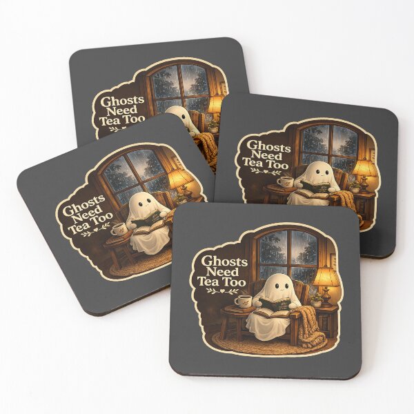 Item preview, Ghosts Need Tea Too designed and sold by QuietNovaShop.