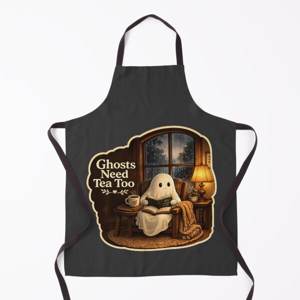 Item preview, Ghosts Need Tea Too designed and sold by QuietNovaShop.