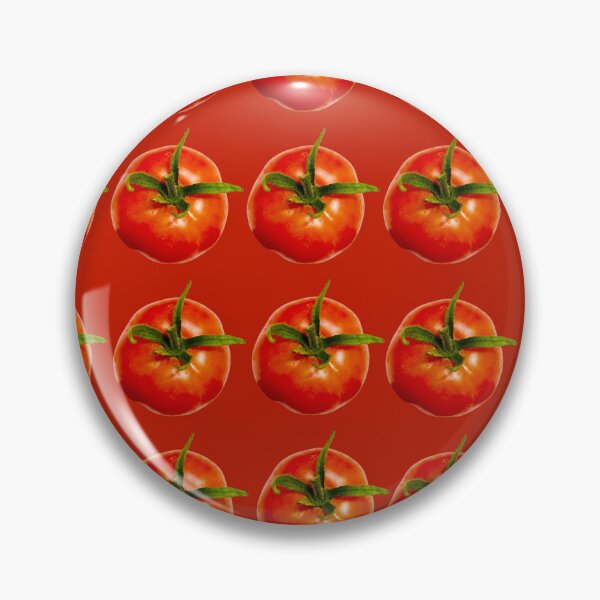 Item preview, Tomato pattern on red background  designed and sold by happytraveller1.