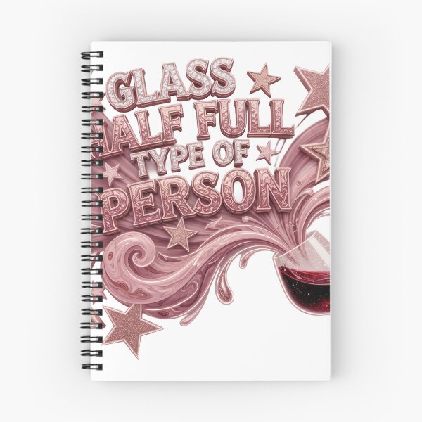 Item preview, Statement GLASS HALF FULL TYPE OF PERSON designed and sold by dazzlemakers.