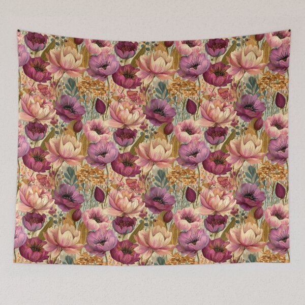 Item preview, Minimalistic Lotus Floral - Flower Floral Pattern - Baptism Gifts designed and sold by RoyalStarsPatts.