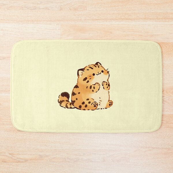 Item preview, Cute Chubby Tabby Cat Kawaii Cartoon Illustration designed and sold by jianina-alondra.