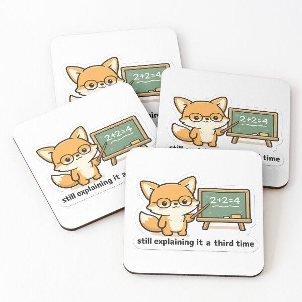 Item preview, Funny Teacher Fox PNG, Still Explaining It A Third Time Shirt Design, Classroom Humor, Teacher Sublimation Gift designed and sold by Moss & Mellow.